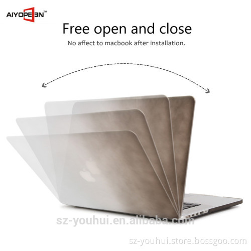 Latest version rainbow multi color bottom case for macbook a1342